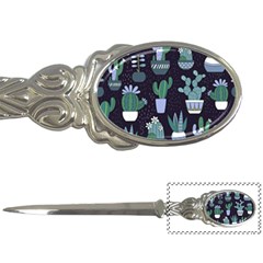 Cactus Pattern Letter Openers