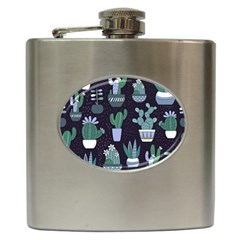 Cactus Pattern Hip Flask (6 Oz) by allthingseveryone