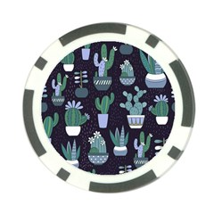 Cactus Pattern Poker Chip Card Guard (10 Pack) by allthingseveryone