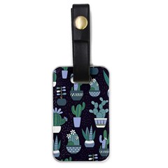 Cactus Pattern Luggage Tags (one Side) 