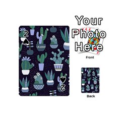 Cactus Pattern Playing Cards 54 (mini)  by allthingseveryone