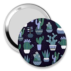 Cactus Pattern 3  Handbag Mirrors