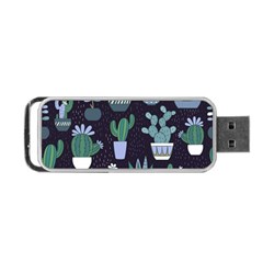 Cactus Pattern Portable Usb Flash (one Side) by allthingseveryone