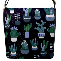 Cactus Pattern Flap Messenger Bag (s) by allthingseveryone