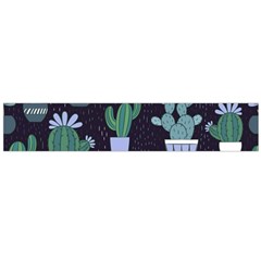 Cactus Pattern Large Flano Scarf 