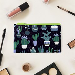 Cactus Pattern Cosmetic Bag (xs)