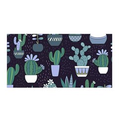 Cactus Pattern Satin Wrap by allthingseveryone