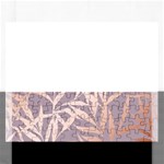 rose gold, asian,leaf,pattern,bamboo trees, beauty, pink,metallic,feminine,elegant,chic,modern,wedding Rectangular Jigsaw Puzzl Front