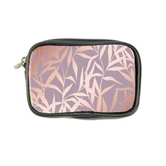 Rose Gold, Asian,leaf,pattern,bamboo Trees, Beauty, Pink,metallic,feminine,elegant,chic,modern,wedding Coin Purse