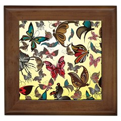 Colorful Butterflies Framed Tiles by allthingseveryone