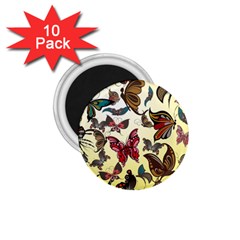 Colorful Butterflies 1 75  Magnets (10 Pack)  by allthingseveryone