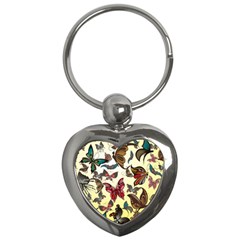 Colorful Butterflies Key Chains (heart)  by allthingseveryone