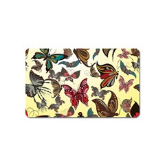 Colorful Butterflies Magnet (name Card)