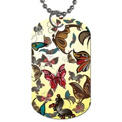 Colorful Butterflies Dog Tag (two Sides)