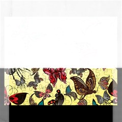 Colorful Butterflies Rectangular Jigsaw Puzzl by allthingseveryone