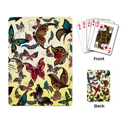 Colorful Butterflies Playing Card