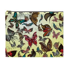 Colorful Butterflies Cosmetic Bag (xl) by allthingseveryone