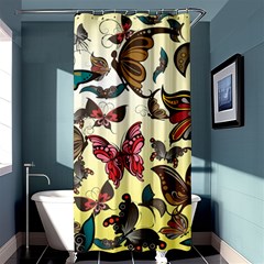 Colorful Butterflies Shower Curtain 36  X 72  (stall) 