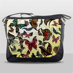 Colorful Butterflies Messenger Bags