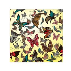 Colorful Butterflies Small Satin Scarf (square)