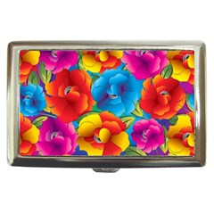 Neon Colored Floral Pattern Cigarette Money Cases