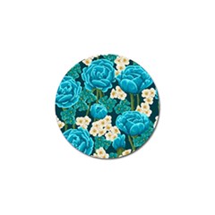 Light Blue Roses And Daisys Golf Ball Marker (4 Pack) by allthingseveryone