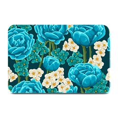 Light Blue Roses And Daisys Plate Mats by allthingseveryone