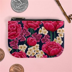 Pink Roses And Daisies Mini Coin Purses by allthingseveryone