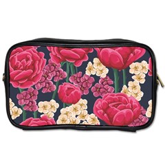 Pink Roses And Daisies Toiletries Bags by allthingseveryone