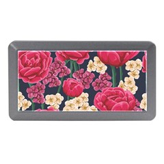 Pink Roses And Daisies Memory Card Reader (mini) by allthingseveryone