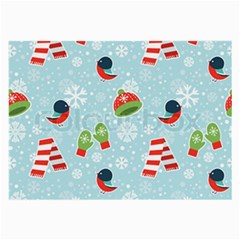 Winter Fun Pattern Large Glasses Cloth by allthingseveryone