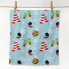 Winter Fun Pattern Face Towel by allthingseveryone