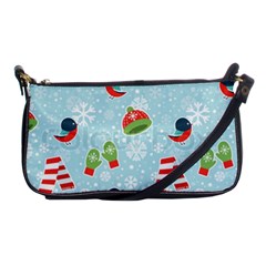 Winter Fun Pattern Shoulder Clutch Bags by allthingseveryone