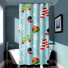 Winter Fun Pattern Shower Curtain 36  X 72  (stall)  by allthingseveryone