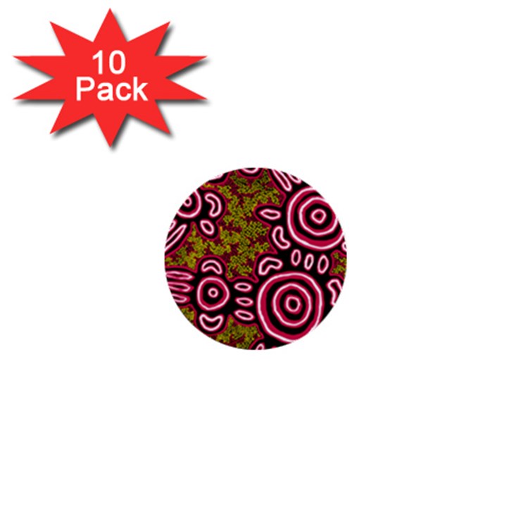 Aboriginal Art - You Belong 1  Mini Buttons (10 pack) 