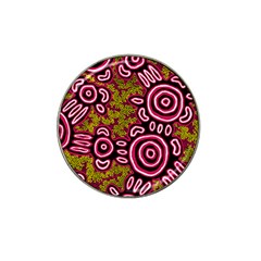 Aboriginal Art - You Belong Hat Clip Ball Marker (4 Pack) by hogartharts