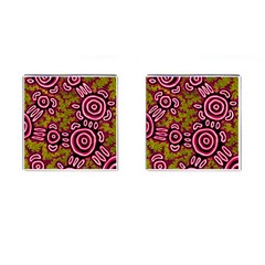 Aboriginal Art - You Belong Cufflinks (square) by hogartharts