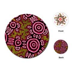 Aboriginal Art - You Belong Playing Cards (round) 