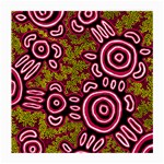 Aboriginal Art - You Belong Medium Glasses Cloth (2-Side) Front