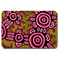 Aboriginal Art - You Belong Large Doormat  by hogartharts