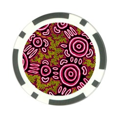 Aboriginal Art - You Belong Poker Chip Card Guard by hogartharts