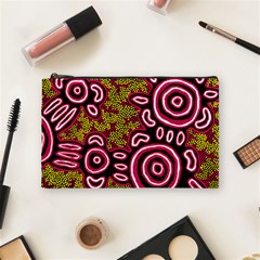 Aboriginal Art - You Belong Cosmetic Bag (medium)  by hogartharts