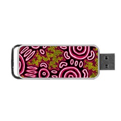 Aboriginal Art - You Belong Portable Usb Flash (one Side) by hogartharts