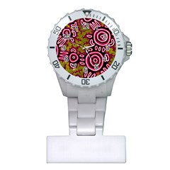 Aboriginal Art - You Belong Plastic Nurses Watch by hogartharts