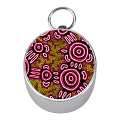 Aboriginal Art - You Belong Mini Silver Compasses by hogartharts