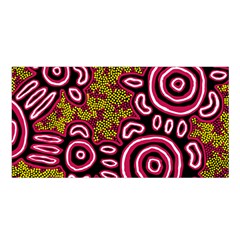 Aboriginal Art - You Belong Satin Shawl by hogartharts