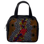 Aboriginal Art - Campsite Classic Handbags (2 Sides) Back