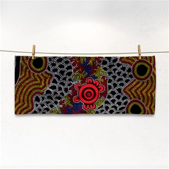 Aboriginal Art - Campsite Cosmetic Storage Cases by hogartharts