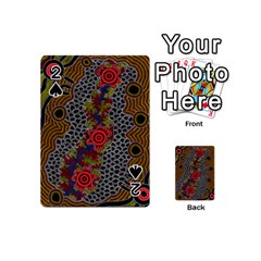 Aboriginal Art - Campsite Playing Cards 54 (mini) 