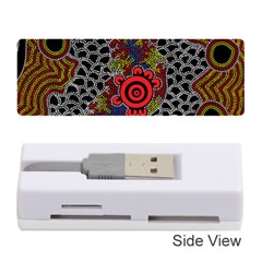 Aboriginal Art - Campsite Memory Card Reader (stick)  by hogartharts